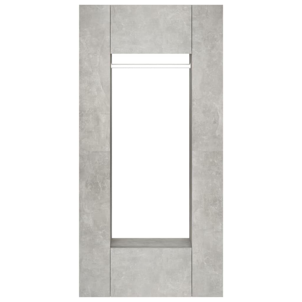 Hallway Cabinets 2 pcs Concrete Grey Engineered Wood