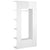 Hallway Cabinets 2 pcs High Gloss White Engineered Wood