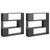 Book Cabinet Room Divider High Gloss Grey 100x24x188 cm