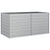 Garden Raised Bed 160x80x77 cm Galvanized Steel Silver