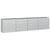 Garden Raised Bed 320x40x77 cm Galvanized Steel Silver