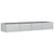 Garden Raised Bed 320x80x45 cm Galvanized Steel Silver