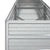 Garden Raised Bed 160x40x45 cm Galvanized Steel Silver