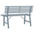 Garden Bench 110 cm Steel Grey