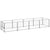 Dog Kennel Silver 4 m² Steel