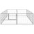 Dog Kennel Silver 8 m² Steel