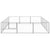 Dog Kennel Silver 15 mï¿½ Steel