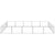 Dog Kennel Silver 25 m² Steel