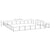 Dog Kennel Black 49 m² Steel