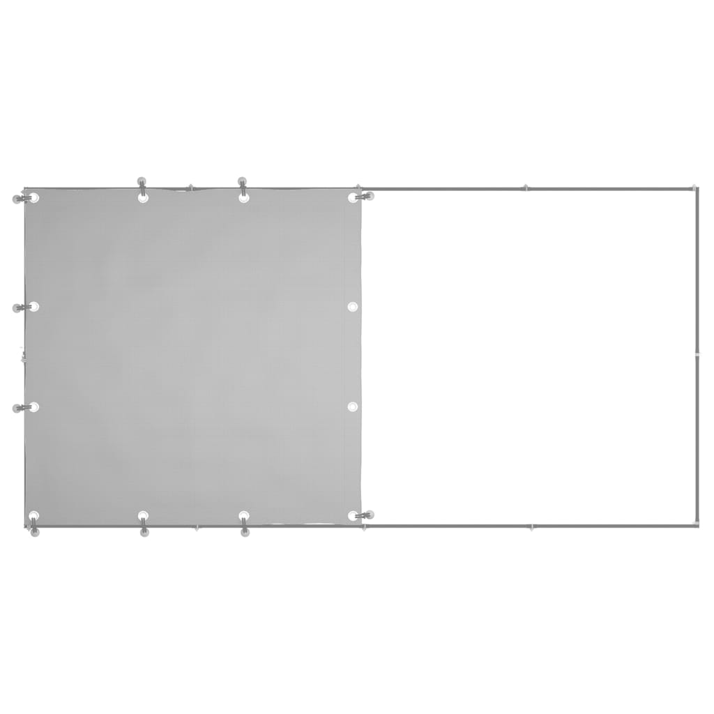 Dog Kennel Silver 2.42 m² Steel