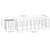 Dog Kennel Silver 10.89 m² Steel