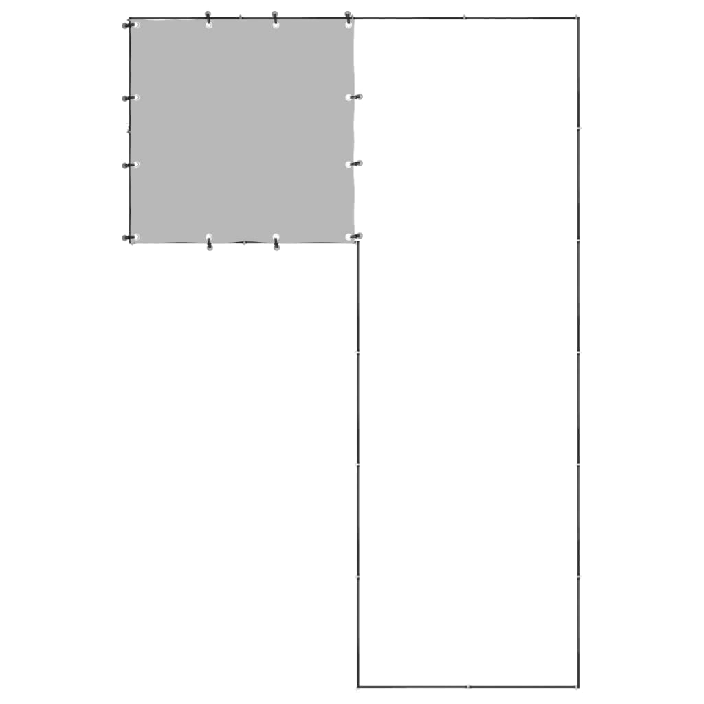 Dog Kennel Black 4.84 m² Steel