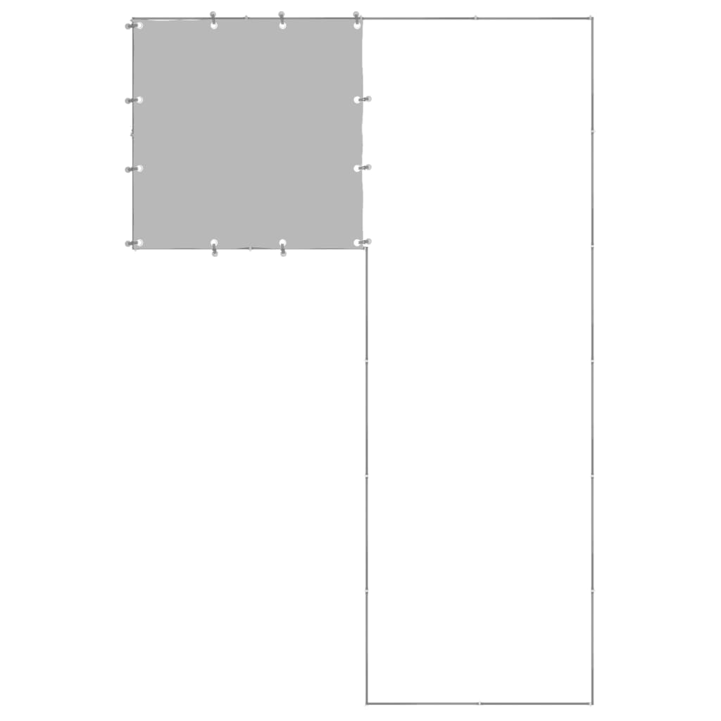 Dog Kennel Silver 4.84 m² Steel