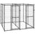 Outdoor Dog Kennel Steel 4.84 m²