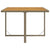 Garden Table Beige 109x107x74 cm Poly Rattan&Solid Wood Acacia