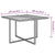 Garden Table Beige 109x107x74 cm Poly Rattan&Solid Wood Acacia