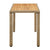 Garden Table Beige 123x60x74 cm Poly Rattan&Solid Wood Acacia