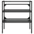 Bathroom Washbasin Frame Black 79x38x83 cm Iron