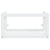 Wall-mounted Bathroom Washbasin Frame White 59x38x31 cm Iron
