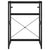 Bathroom Washbasin Frame Black 59x38x83 cm Iron
