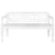 Batavia Bench 123 cm Solid Mahogany Wood White