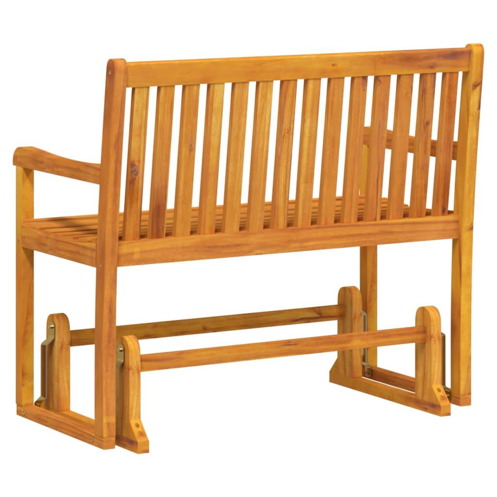 Garden Swing Bench 110 cm Solid Acacia Wood