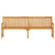 Garden Bench 219 cm Solid Acacia Wood