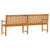 Garden Bench 219 cm Solid Acacia Wood
