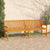Garden Bench 219 cm Solid Acacia Wood