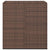Garden Cushion Box PE Rattan 100x49x103.5 cm Brown