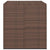 Garden Cushion Box PE Rattan 100x97.5x104 cm Brown