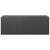 Garden Cushion Box PE Rattan 291x100.5x104 cm Black