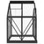 Glass Greenhouse Anthracite 155x103x191 cm Aluminium