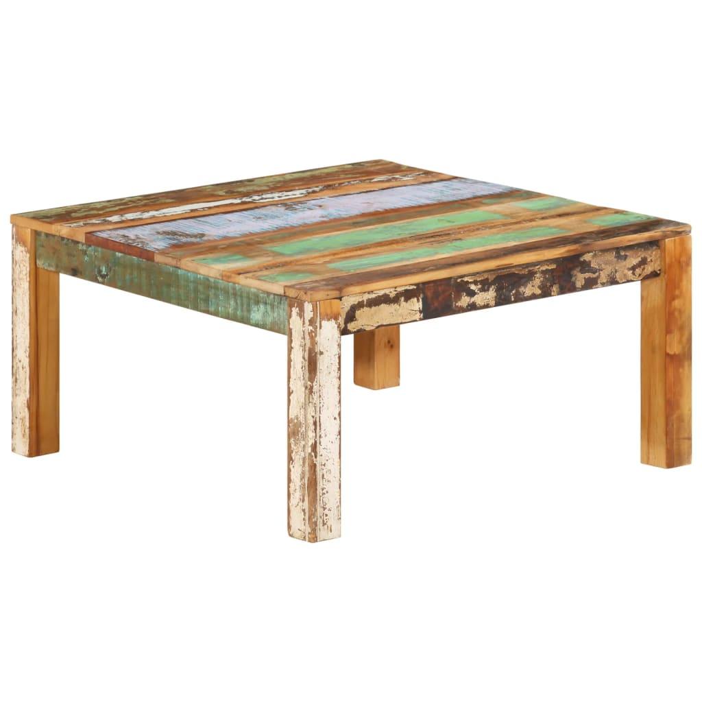 Coffee Table 80x80x40 cm Solid Wood Reclaimed