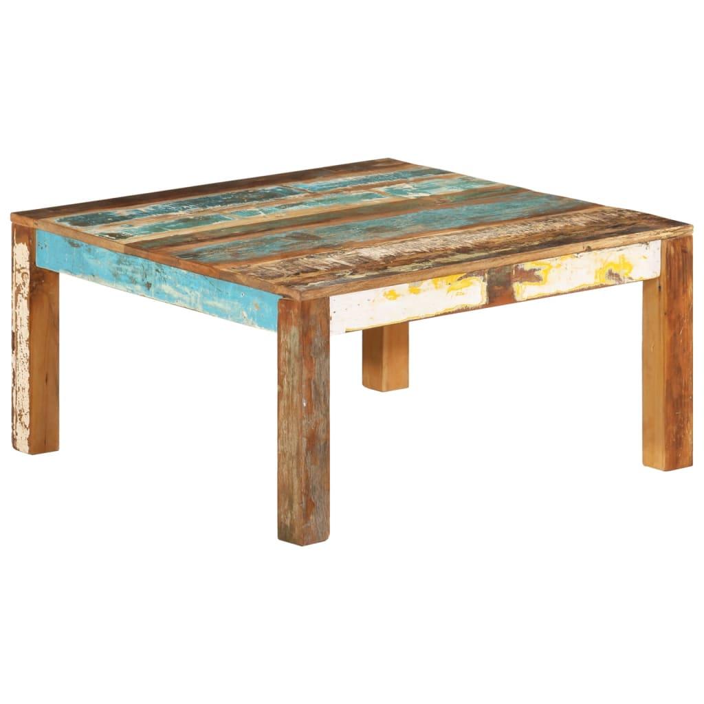 Coffee Table 80x80x40 cm Solid Wood Reclaimed