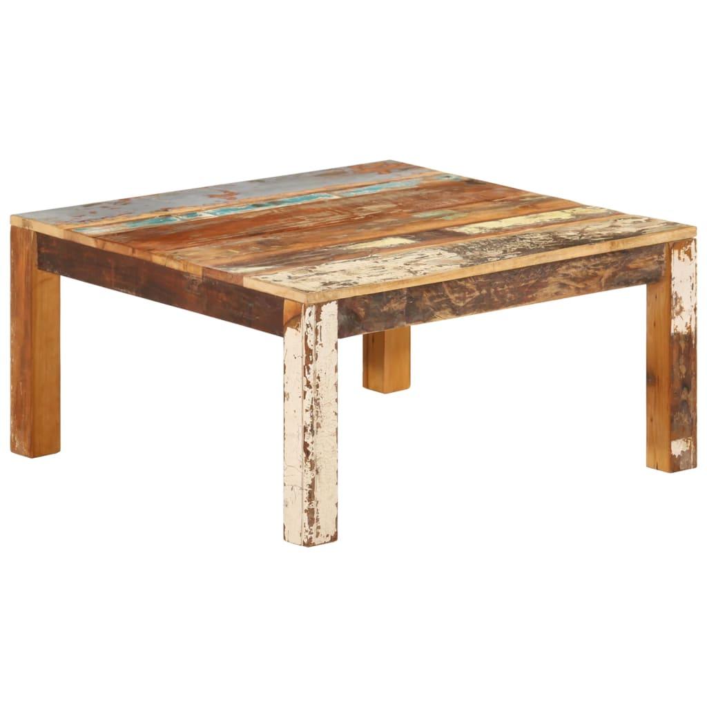 Coffee Table 80x80x40 cm Solid Wood Reclaimed