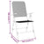 Folding Garden Chairs 4 pcs Expanded Metal Mesh Anthracite