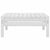 3 Piece Garden Lounge Set White Solid Wood Pine