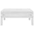 3 Piece Garden Lounge Set White Solid Pinewood