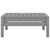 3 Piece Garden Lounge Set Grey Solid Pinewood