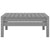 4 Piece Garden Lounge Set Grey Solid Pinewood