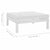 7 Piece Garden Lounge Set Solid Pinewood White