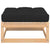 3 Piece Garden Lounge Set with Cushions Solid Pinewood