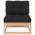 8 Piece Garden Lounge Set with Cushions Solid Pinewood