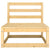 10 Piece Garden Lounge Set with Cushions Solid Pinewood