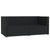 2-Seater Sofa with Cushions Black Poly Rattan