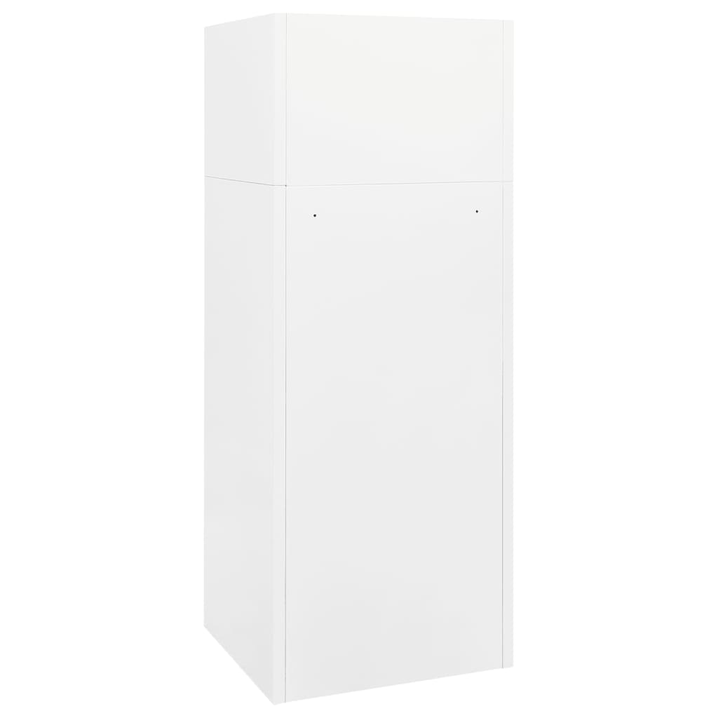 Saddle Cabinet White 53x53x140 cm Steel