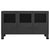 Industrial Sideboard Anthracite 105x35x62 cm Metal and Glass