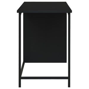 Industrial Desk with Drawers Black 105x52x75 cm Steel