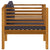 5 Piece Garden Lounge Set with Cushion Solid Acacia Wood